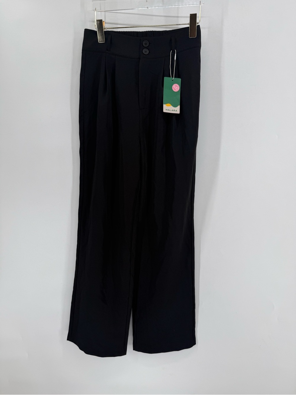 Halara Flex High Waisted wide leg Work Pants with Pockets size small NWT